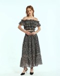 SIXDO Woven Flared Dress 2 Pieces